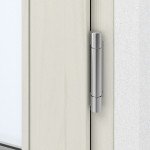 Kneer Haustür Holz 343 Fichte NCS-S-1500-N-Fichte NCS-S-1500-N Detail Bänder