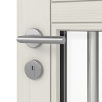 Kneer Haustür Holz 343 Fichte NCS-S-1500-N-Fichte NCS-S-1500-N Detail Oberfläche