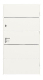 Haustür System S68 2ZA Atena RAL 9016-RAL 9016 Frontansicht innen