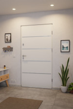 Haustür System S68 2ZA Atena RAL 9016-RAL 9016 Stilwelt innen
