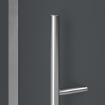 Haustür System S68 2ZA Hebe RAL 7016-RAL 7016 Detail Drücker
