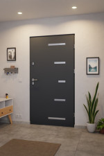 Haustür System S68 2ZA Sparta RAL 7016-RAL 7016 Stilwelt innen