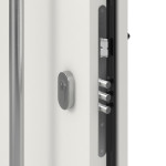 Haustür System S68 2ZA Sparta RAL 9016-RAL 9016 Detail Schließer
