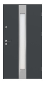 Haustür System S68 2ZA Neptun RAL 7016-RAL 7016 Frontansicht innen