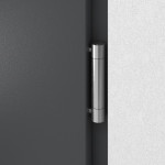Haustür System S68 2ZA Idalia RAL 7021-RAL 7021 Detail Bänder