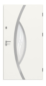 Haustür System S68 2ZA Gaja RAL 9016-RAL 9016 Frontansicht innen