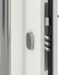 Haustür System S68 2ZA Gaja RAL 9016-RAL 9016 Detail Schließer
