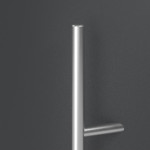 Haustür System S68 ZL ARCTIC Artemida Dunkelanthrazit-Dunkelanthrazit Detail Drücker