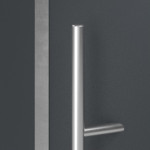 Haustür System S68 ZL ARCTIC Hebe RAL 7016-RAL 7016 Detail Drücker