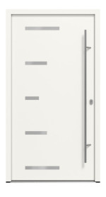 Haustür System S68 ZL ARCTIC Sparta RAL 9016-RAL 9016 Frontansicht außen