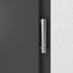 Haustür System S68 ZL ARCTIC Sparta RAL 7021-RAL 7021 Detail Bänder