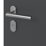 Haustür System S68 ZL ARCTIC Sparta RAL 7021-RAL 7021 Detail Oberfläche