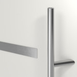 Haustür System S68 ZL ARCTIC Westa RAL 9016-RAL 9016 Detail Drücker