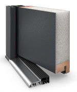 Haustür System S68 ZL ARCTIC Neptun RAL 7016-RAL 7016 Detail Querschnitt