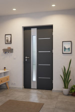 Haustür System S68 ZL ARCTIC Luna RAL 7016-RAL 7016 Stilwelt innen