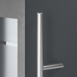 Haustür System S68 ZL ARCTIC Luna RAL 7016-RAL 7016 Detail Drücker