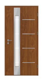 Haustür System S68 ZL ARCTIC Luna Golden Oak-Golden Oak Frontansicht innen