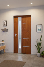 Haustür System S68 ZL ARCTIC Luna Golden Oak-Golden Oak Stilwelt innen