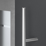 Haustür System S68 ZL ARCTIC Luna Dunkelanthrazit-Dunkelanthrazit Detail Drücker