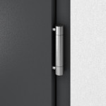 Haustür System S68 ZL ARCTIC Luna Dunkelanthrazit-Dunkelanthrazit Detail Bänder
