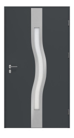 Haustür System S68 ZL ARCTIC Olimpia RAL 7016-RAL 7016 Frontansicht innen