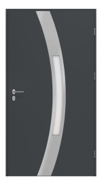 Haustür System S68 ZL ARCTIC Idalia RAL 7016-RAL 7016 Frontansicht innen
