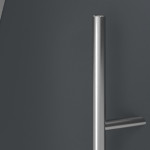 Haustür System S68 ZL ARCTIC Idalia RAL 7016-RAL 7016 Detail Drücker