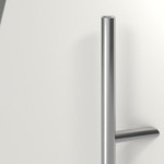 Haustür System S68 ZL ARCTIC Idalia RAL 9016-RAL 9016 Detail Drücker