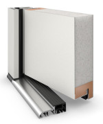 Haustür System S68 ZL ARCTIC Idalia RAL 9016-RAL 9016 Detail Querschnitt