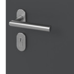 Haustür System S68 ZL ARCTIC Gaja RAL 7021-RAL 7021 Detail Oberfläche