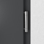 Haustür System S68 ZL ARCTIC Juventus RAL 7021-RAL 7021 Detail Bänder