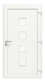 Haustür Smart AL-104 RAL 6005-RAL 9016 Frontansicht innen
