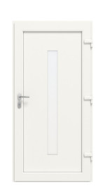 Haustür Kunststoff Premium F003 RAL 7016-RAL 9016 Frontansicht innen
