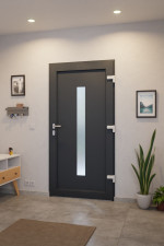 Haustür Kunststoff Premium F003 RAL 7016-RAL 7016 Stilwelt innen