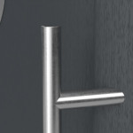 Haustür Kunststoff Premium F011 RAL 7016-RAL 9016 Detail Drücker