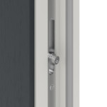 Haustür Kunststoff Premium F011 RAL 7016-RAL 9016 Detail Schließer