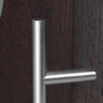 Haustür Kunststoff Premium F011 Mahagoni-RAL 9016 Detail Drücker