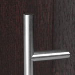 Haustür Kunststoff Premium F015 Mahagoni-Mahagoni Detail Drücker