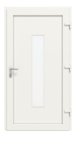Haustür Kunststoff Premium F016 RAL 7016-RAL 9016 Frontansicht innen