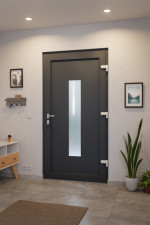 Haustür Kunststoff Premium F016 RAL 7016-RAL 7016 Stilwelt innen