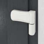 Haustür Kunststoff Premium F016 RAL 7016-RAL 7016 Detail Bänder