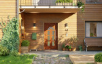 Haustür Kunststoff Premium F026 Golden Oak-Golden Oak Stilwelt main