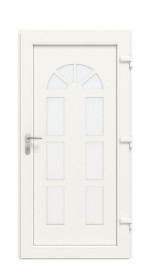 Haustür Kunststoff Premium F026 RAL 7016-RAL 9016 Frontansicht innen