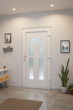 Haustür Kunststoff Premium F026 RAL 7016-RAL 9016 Stilwelt innen