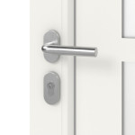 Haustür Kunststoff Premium F026 RAL 7016-RAL 9016 Detail Oberfläche