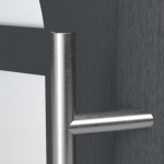 Haustür Kunststoff Premium F026 RAL 7016-RAL 7016 Detail Drücker