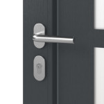 Haustür Kunststoff Premium F026 RAL 7016-RAL 7016 Detail Oberfläche