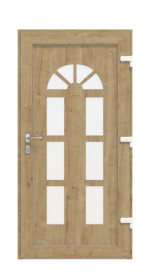 Haustür Kunststoff Premium F026 Polish Pine-Polish Pine Frontansicht innen