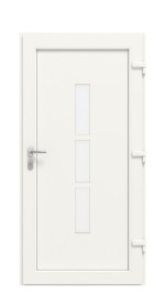 Haustür Kunststoff Premium F027 RAL 9005-RAL 9016 Frontansicht innen