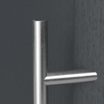 Haustür Kunststoff Premium F027 RAL 7016-RAL 7016 Detail Drücker